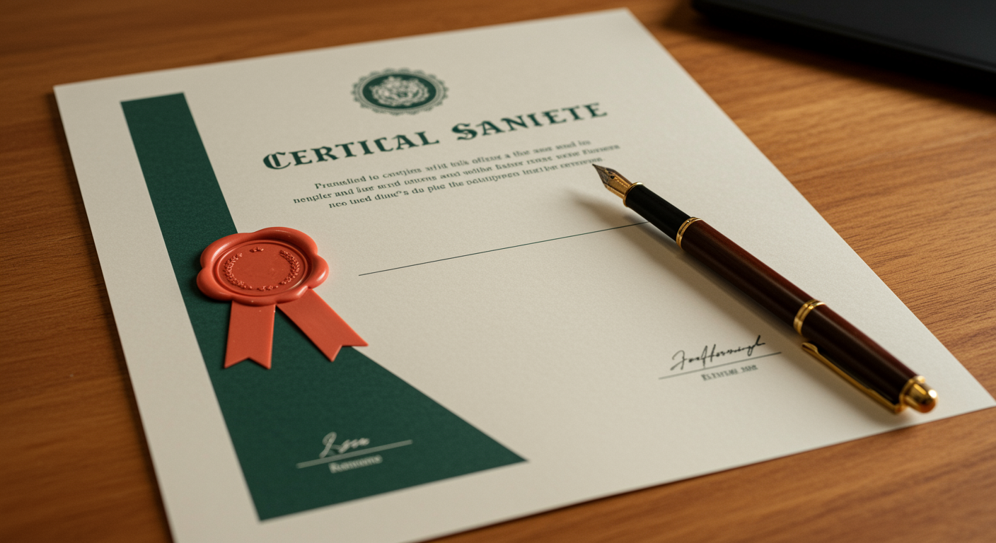 Two official documents side by side